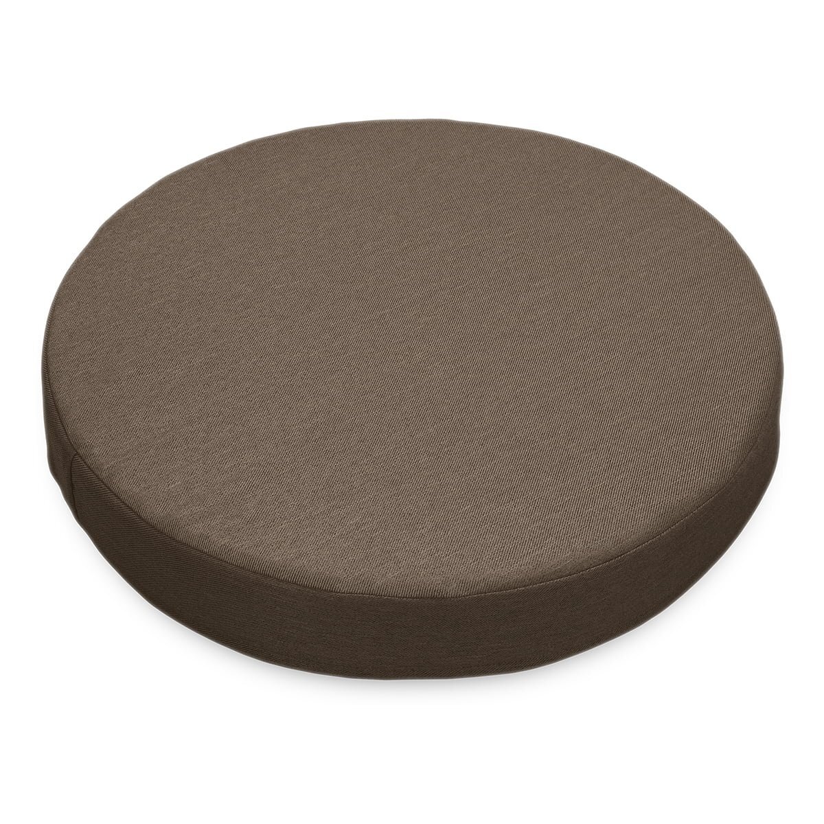 円形 ウレタン クッション 直径約48cm 厚さ約8cm リグパット ブラウン 日本製 ラウンド サークル 座ぶとん パステル 無地 ベーシック拍卖