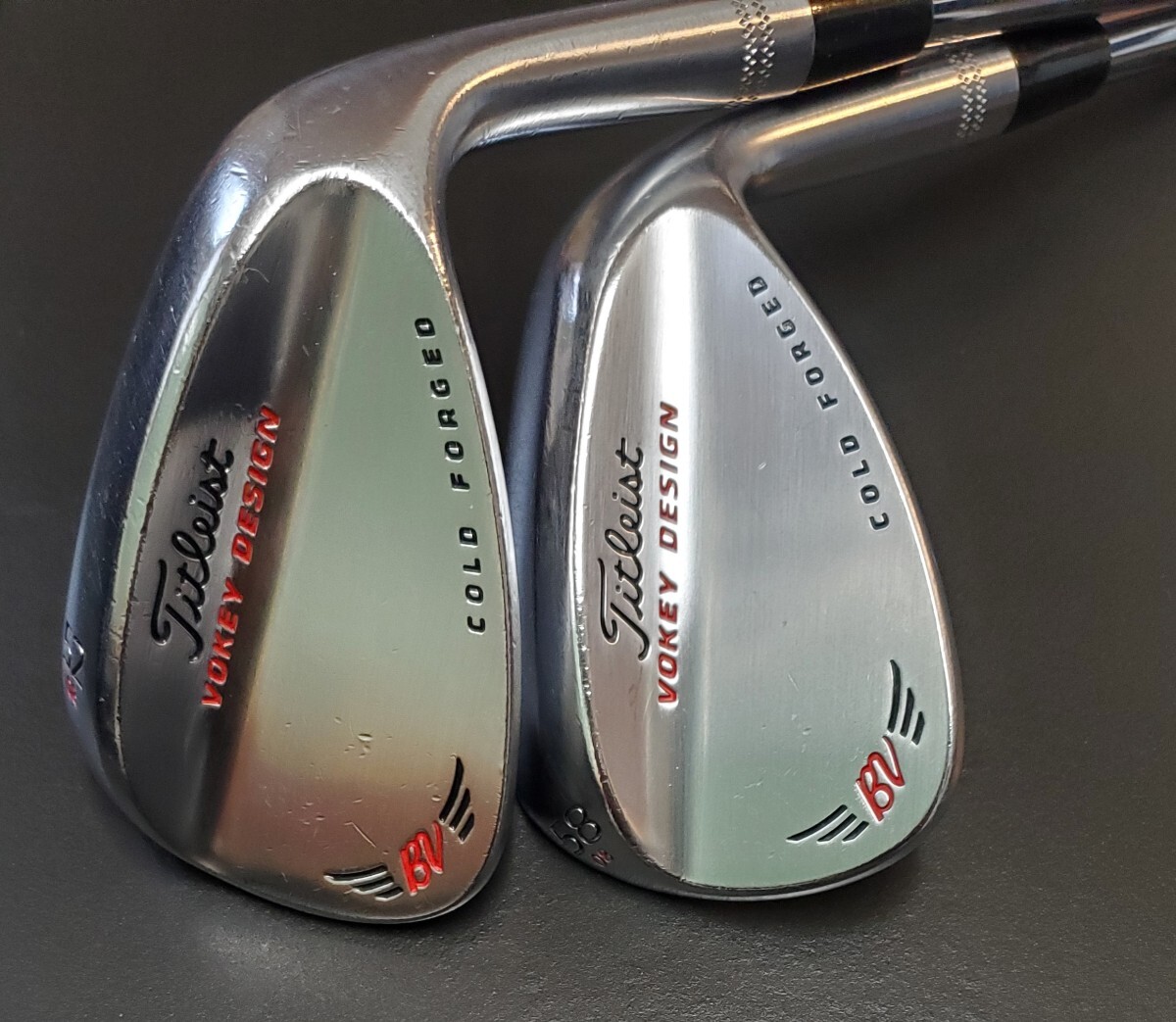 【美品】タイトリスト ボーケイ コールドフォージド 2本 コーティング施工済み Titleist vokey 拍卖
