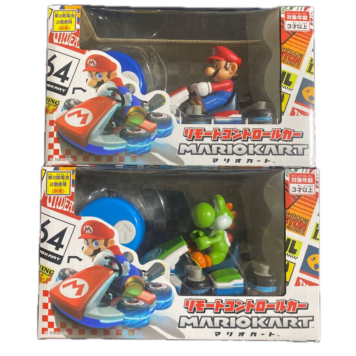 スーパーマリオ★リモートコントロールカー★マリオカート★マリオ★ヨッシー★全2種セット拍卖