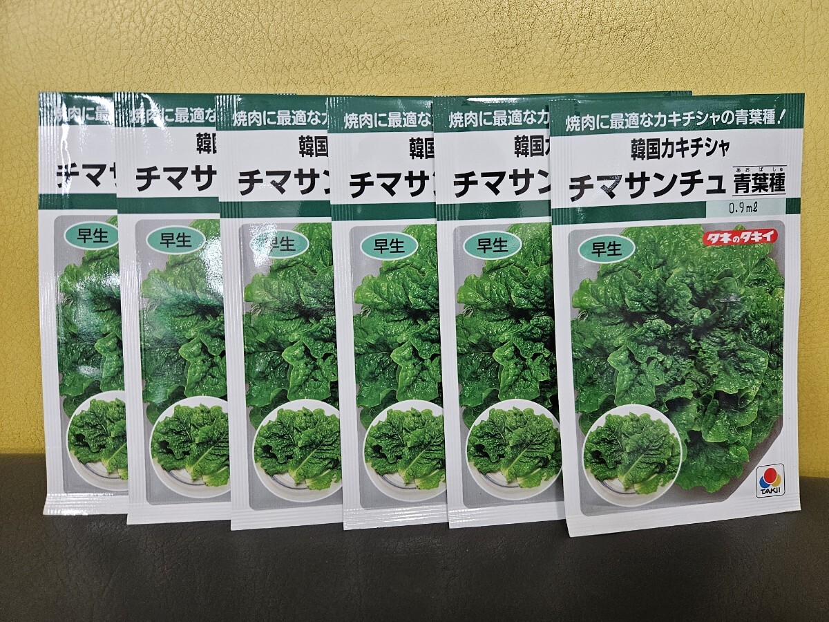 チマサンチュ種 チマサンチュ青葉 0,9ml×6袋 未開封有効期限切れ拍卖