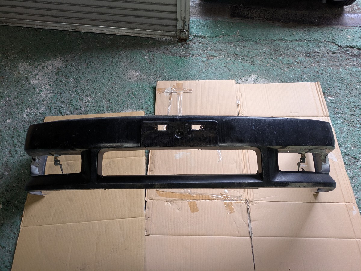 S14 シルビア 後期 日産 ニッサン 純正 フロント バンパー 黒系 ジャンク 再塗装 補修用 NISSAN SILVIA バンパー フロント拍卖