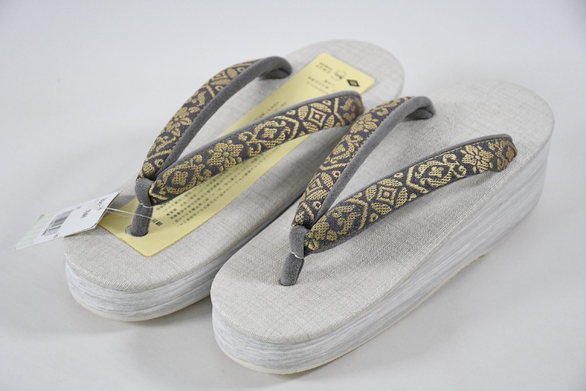 カレンブロッソ カフェぞうり 博多織 博多鼻緒 菱屋 草履 Mサイズ レディース 女性 履物 日本製 Calen Blosso拍卖