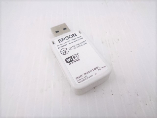●プロジェクター ワイヤレスアダプタ ELPAP07 WN7512BEP エプソンワイヤレス無線LAN 未使用品拍卖
