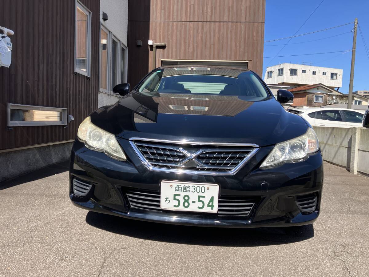 ★函館発!マークX 美車!!車検長期!!奇跡の実走3万8千Km実質ワンオーナー 250G four4駆、諸費用込み価格★拍卖