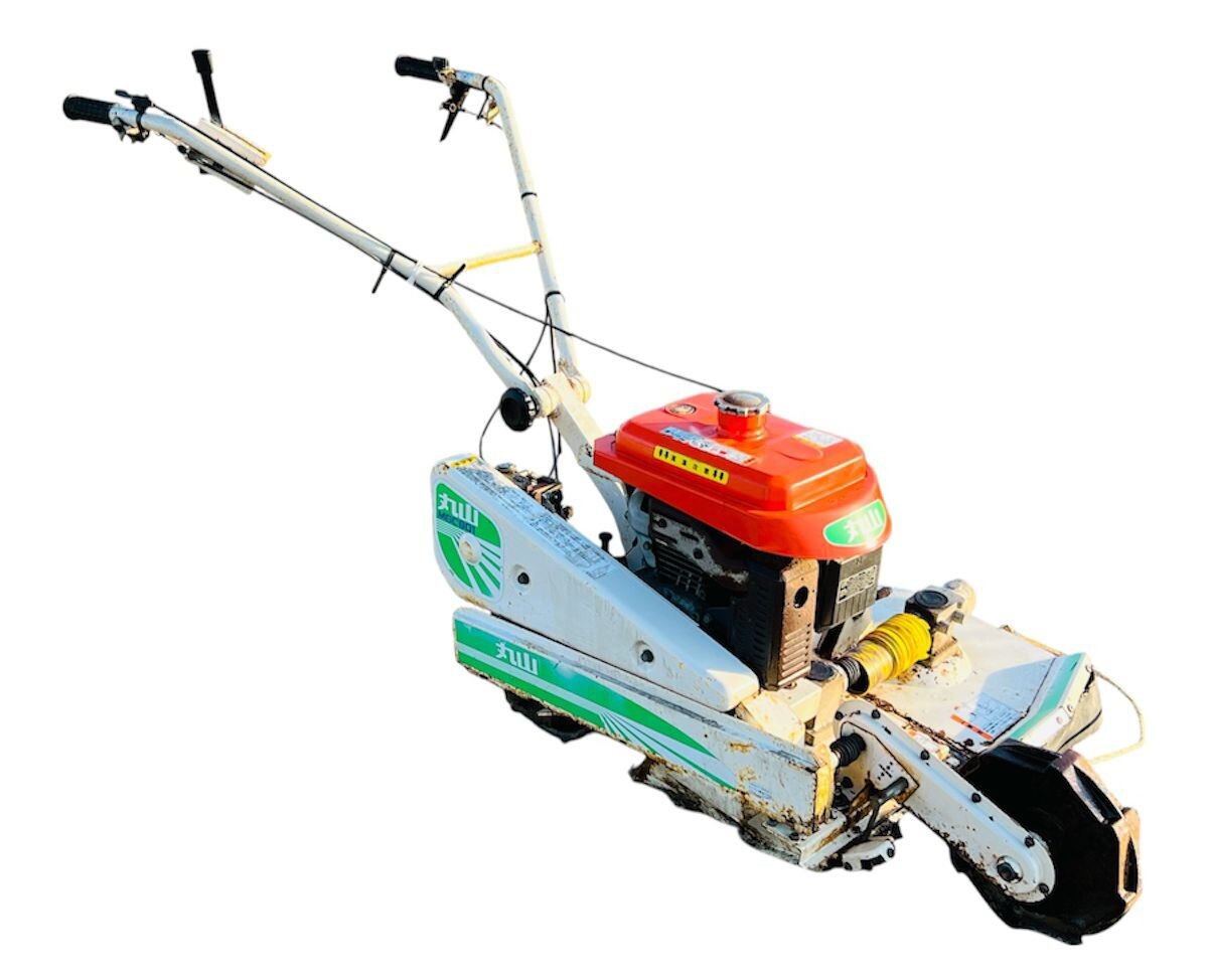 (61)クボタ 丸山 自走式草刈機 ウィングモア MGC601 ロータリーモア*動作確認済み* エンジンは正常.拍卖