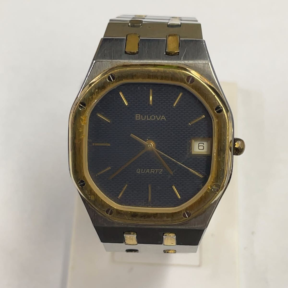 Bulova ブローバ ロイヤルオーク メンズ腕時計 ブルー文字盤 ヴィンテージ拍卖