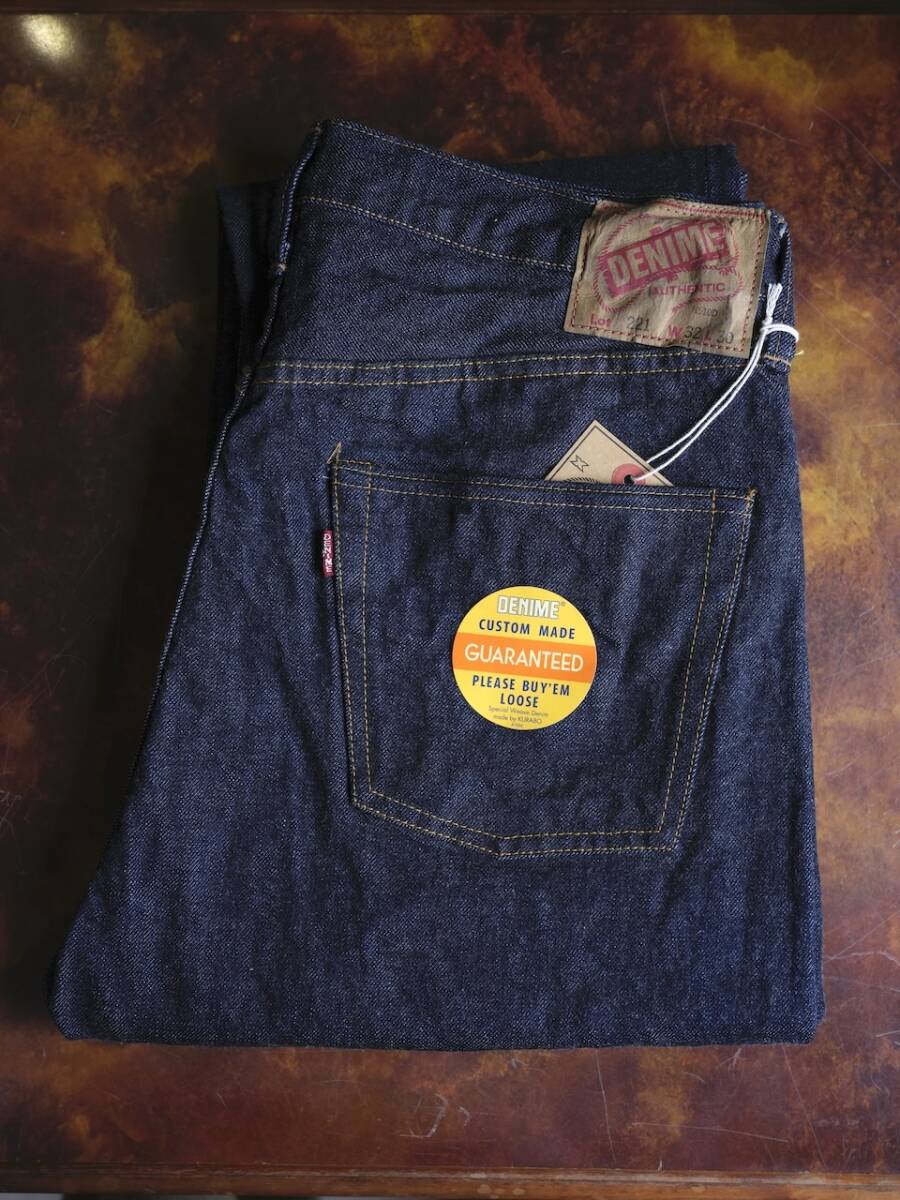 DENIME ドゥニーム ウエアハウス 221 BIG Eモデル 33x32拍卖
