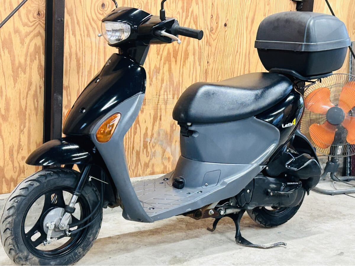 ★エンジン好調 バッテリーオイル交換済み★スズキ レッツ4 CA45A 5604km 各部点検済み すぐに乗り出しOK 売り切り 埼玉県川口市より拍卖