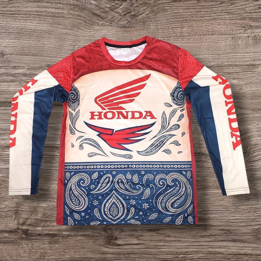 送料無料 ホンダ ヴィンテージ風 L モトクロスジャージ HONDA 新品未使用拍卖