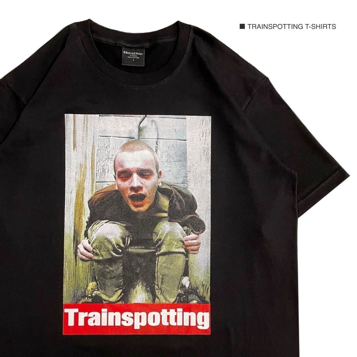 トレインスポッティング XLサイズ 半袖 Tシャツ 映画 ムービーT ユアンマクレガー拍卖