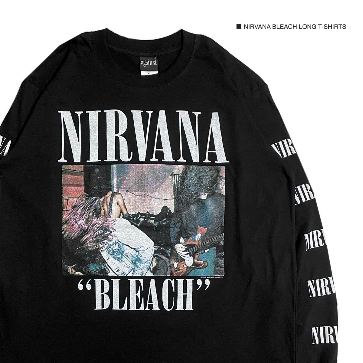NIRVANA ニルヴァーナ XLサイズ 長袖 ロングTシャツ ロンT ロック バンドT カートコバーン拍卖
