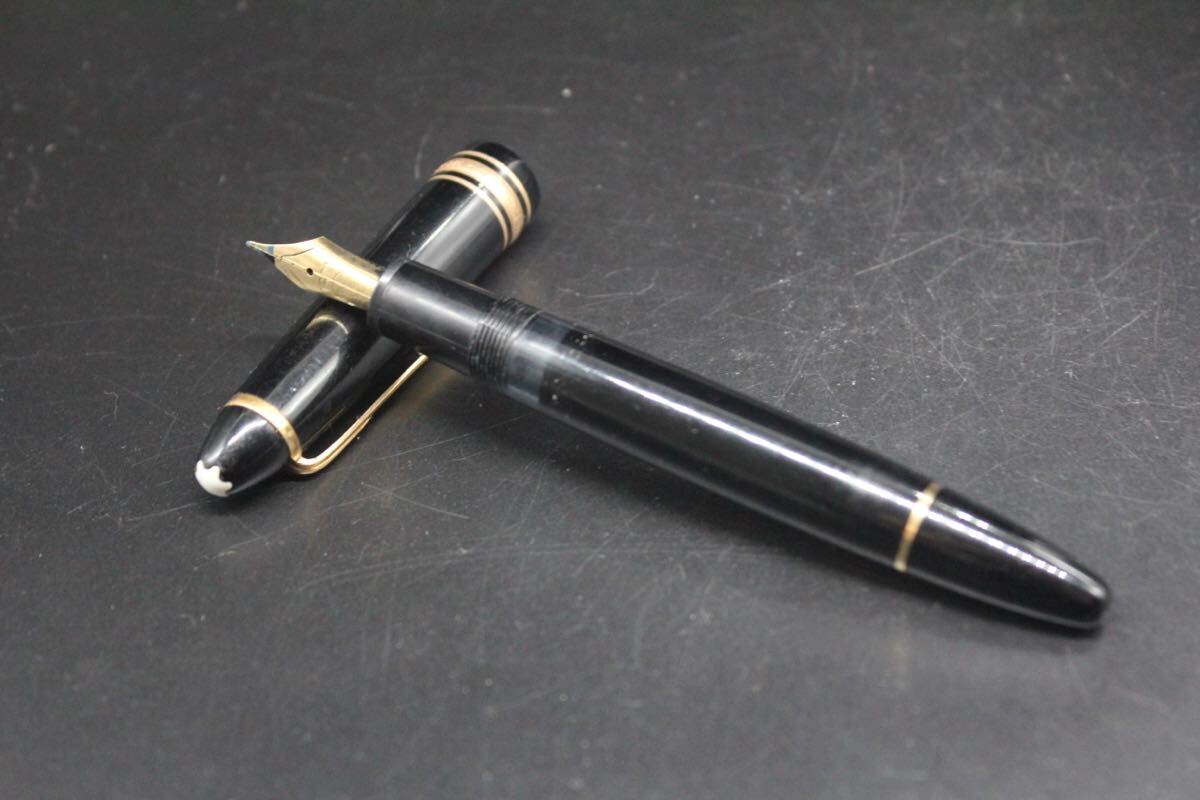 万年筆 モンブラン MONTBLANC MEISTERSTUCK ブラック マイスターシュテュック No146 ペン先 14K ジャンク拍卖