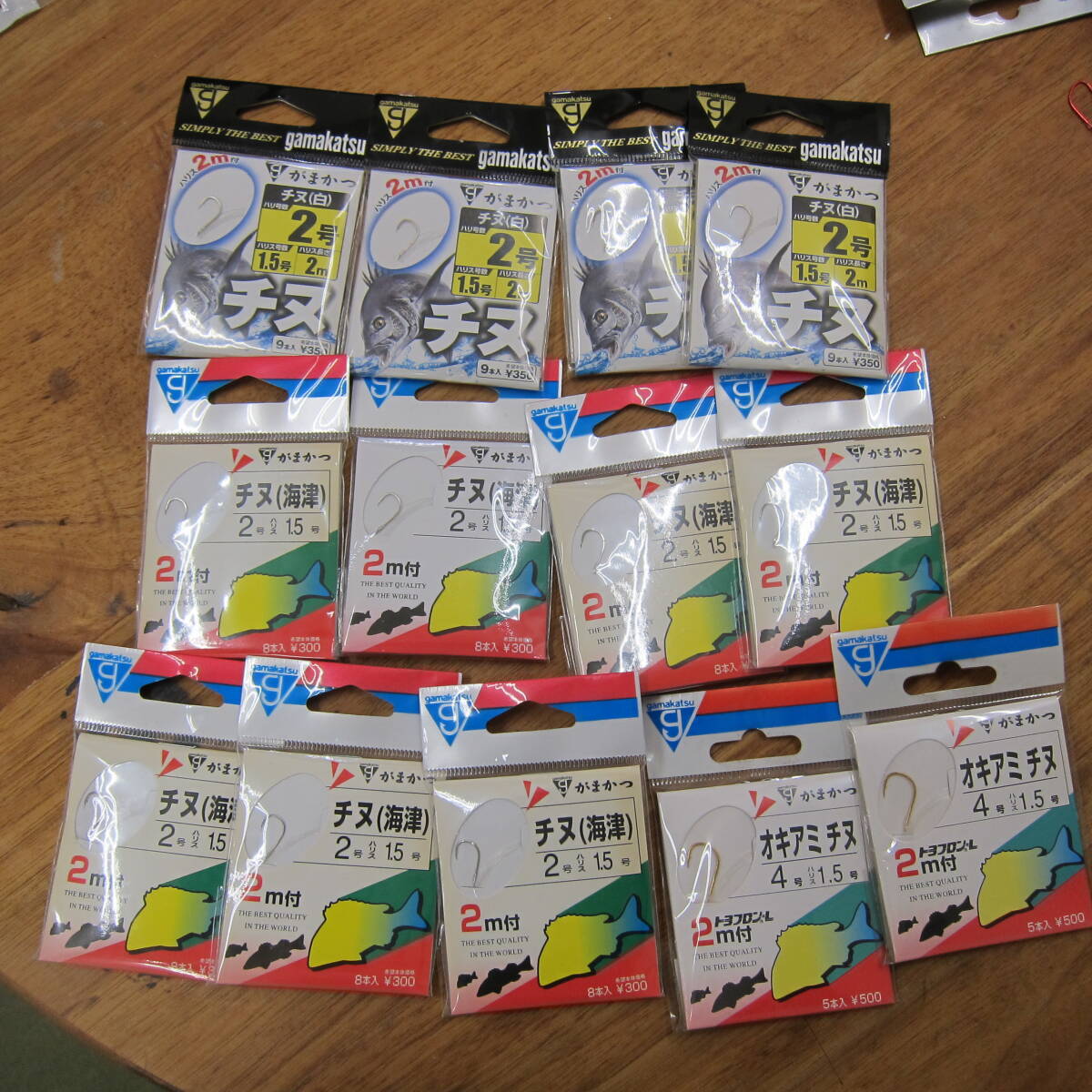 ガマカツ チヌ ハリス付き針拍卖