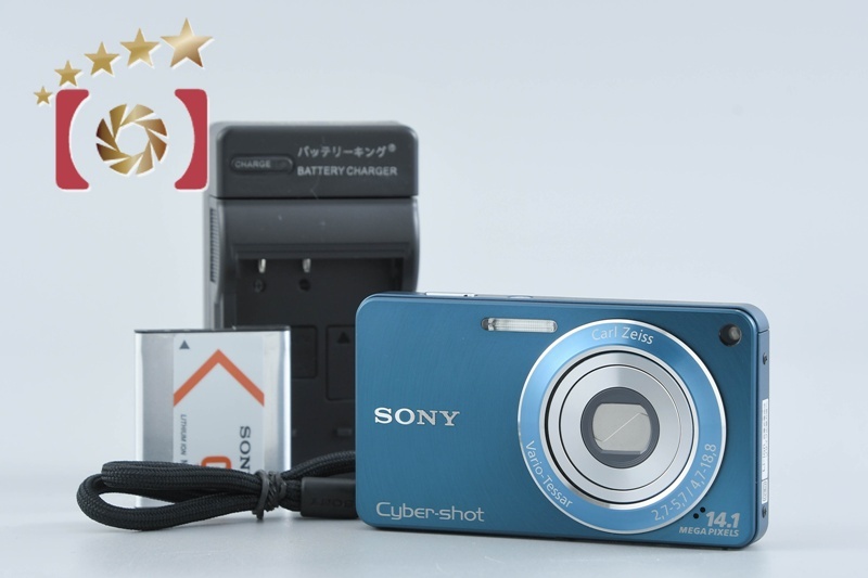 【中古】SONY ソニー Cyber-shot DSC-W350 ブルー コンパクトデジタルカメラ拍卖