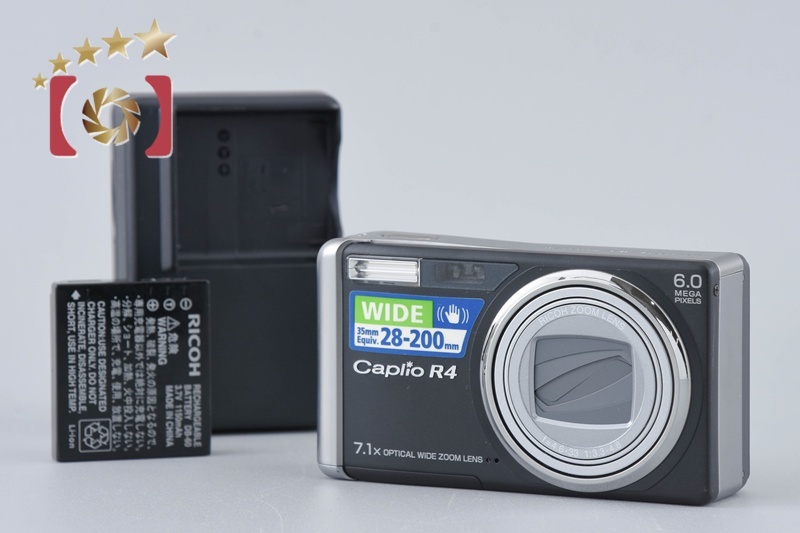 【中古】RICOH リコー Caplio R4 ブラック コンパクトデジタルカメラ拍卖