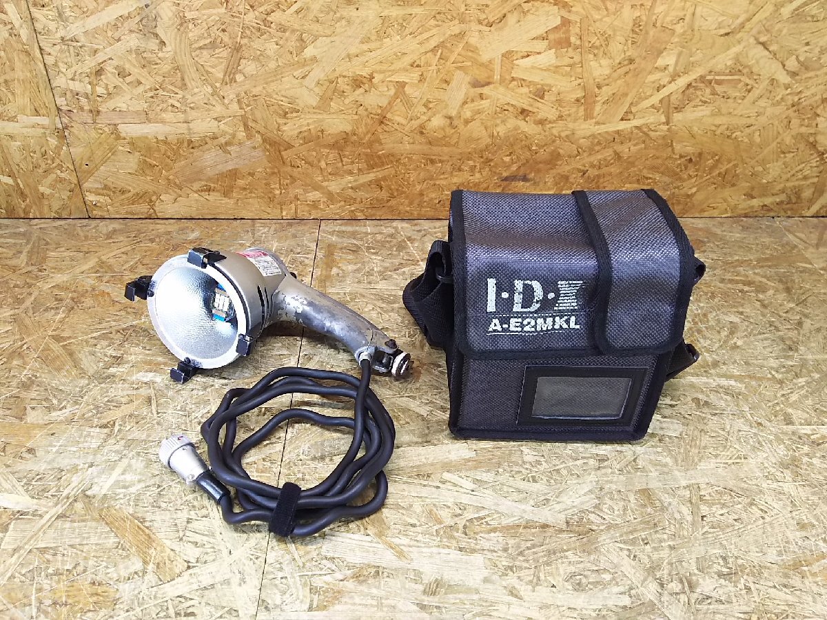 ◎松村電機製作所 MK-L3-C LEDバッテリーライト I.D.X A-E2MKL ハンドライト用電源 バッテリーバック ジャンク◎L-504拍卖