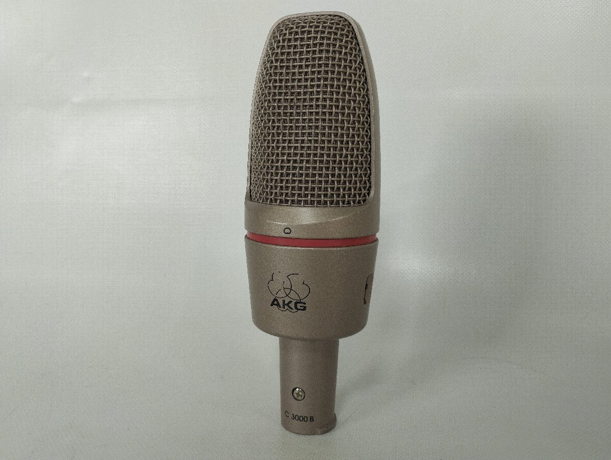 ♪AKG C3000B アーカーゲー コンデンサーマイク 動作確認済・中古♪拍卖