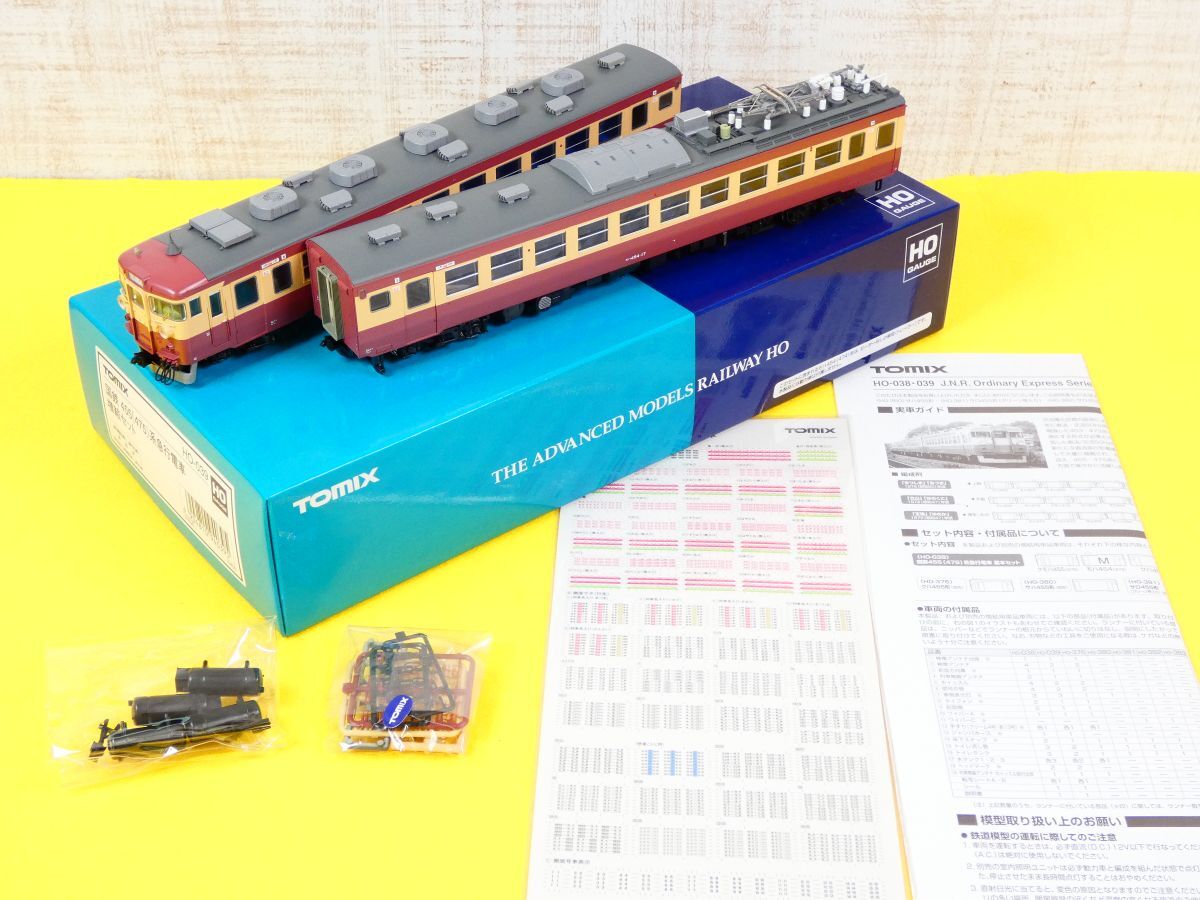S) (AY-103) TOMIX トミックス HO-039 国鉄 455(475)系急行電車 増結セット HOゲージ 鉄道模型※動作未確認@60(10)拍卖