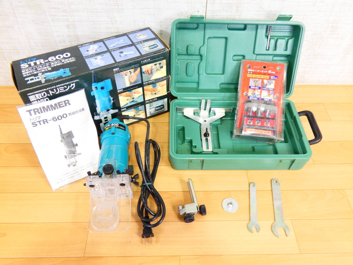 SHINKO 新興製作所 トリマ STR-600 トリマー 木材加工 工作 穴あけ 電動工具@100(10)拍卖