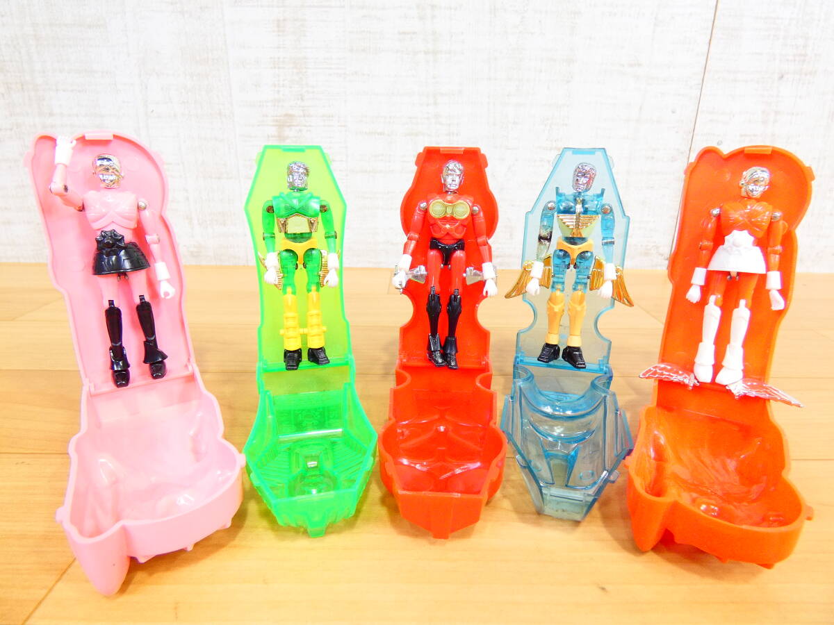 (S)◎訳あり タカラ アクションフィギュア MICROMAN ミクロマンコマンド&レディー 5体セット まとめて 全高約9cm ケース付き @60(10)拍卖