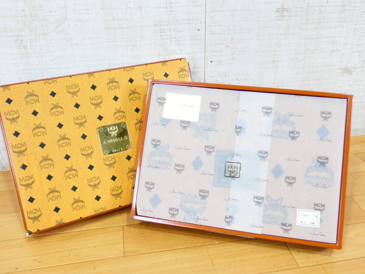 未使用! MCM エムシーエム ロゴ 総柄 バスタオル ギフト@80(10)拍卖