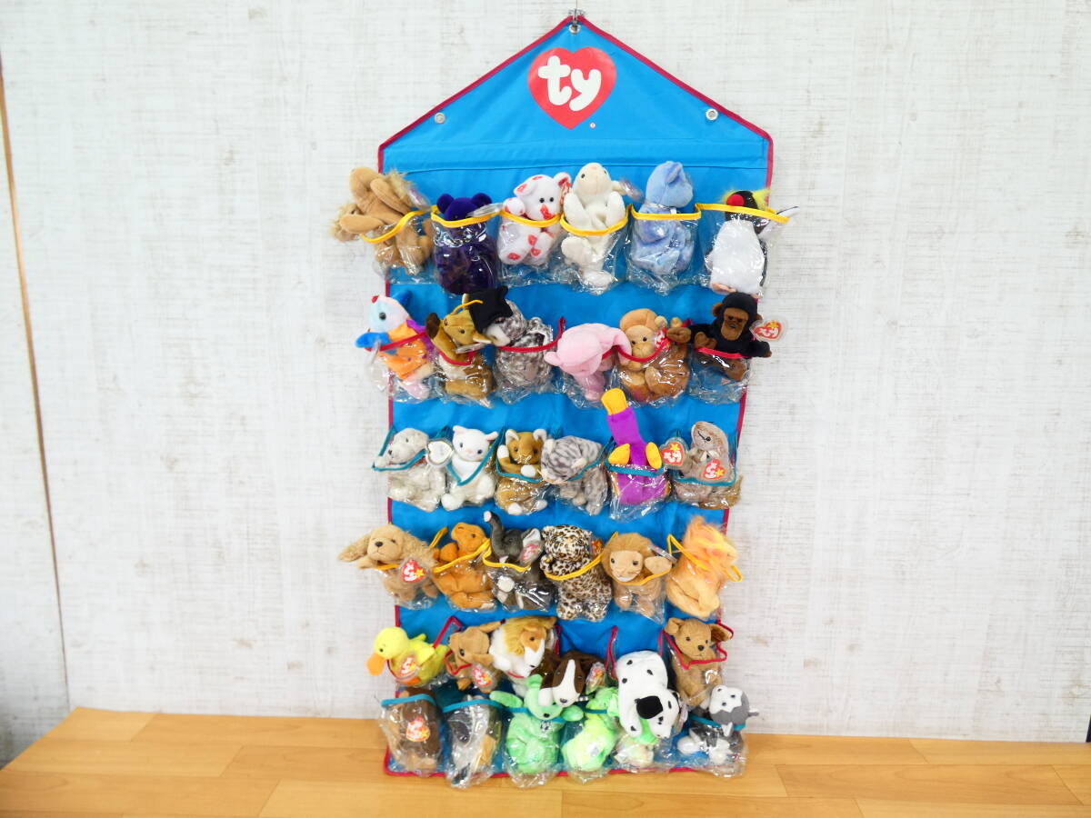 ▲ウォールハンガー付き ビーニーベイビーズ 36点まとめて① ネコ イヌ クマ テディベア Beanie Babies Collection ※中古品 @120 (10)拍卖