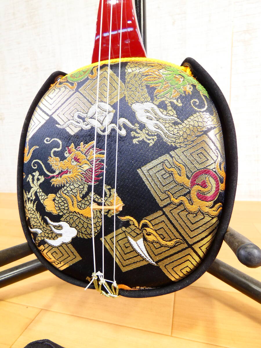 【USED!沖縄民族楽器 三線★和楽器/沖縄三味線/ケース無し@120(10)】拍卖