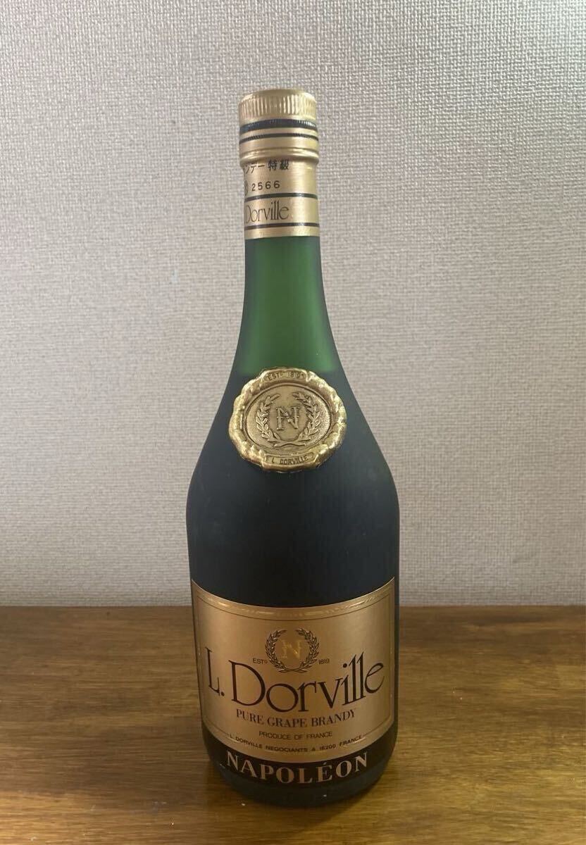 未開栓/L.Dorville NAPOLEON /ナポレオン /700ml /40% / ルドーヴィル ナポレオン ピュア グレープ ブランデー 特急/保管品/箱なし/古酒拍卖