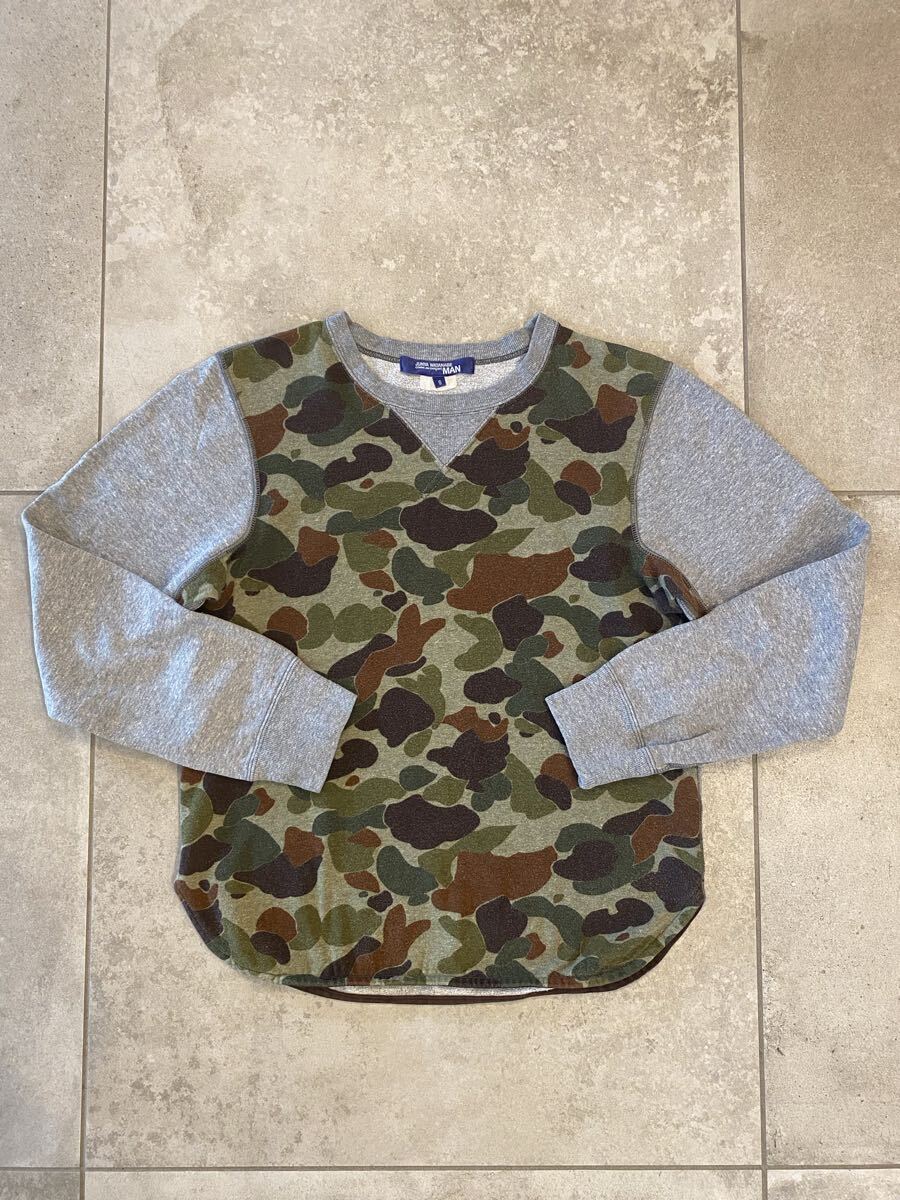 JUNYA WATANABE MAN COMME des GARONS ジュンヤ ワタナベ マン スウェット サイズS 迷彩 MADE IN JAPAN拍卖