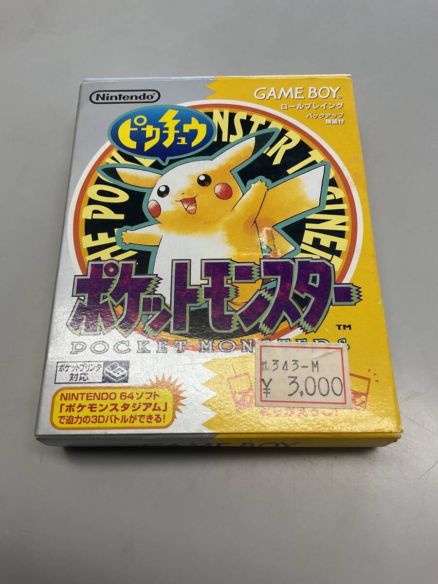 ★ ポケットモンスター ピカチュウ 任天堂 ゲームボーイ ソフト 箱 解説書あり ※動作未確認 拍卖