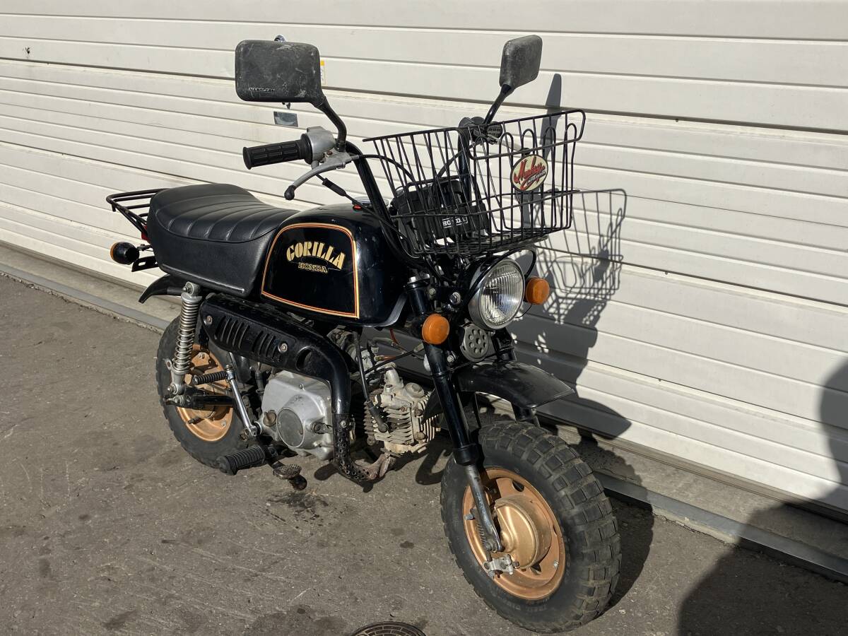 札幌発☆最落なし!全国発送可!【走行OK!】ホンダ ゴリラ Z50J 49cc 4スト 売切り!拍卖