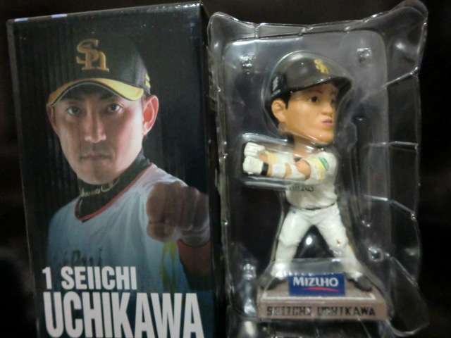 ソフトバンク ホークス 内川聖一 ボブルヘッド フィギュア 拍卖