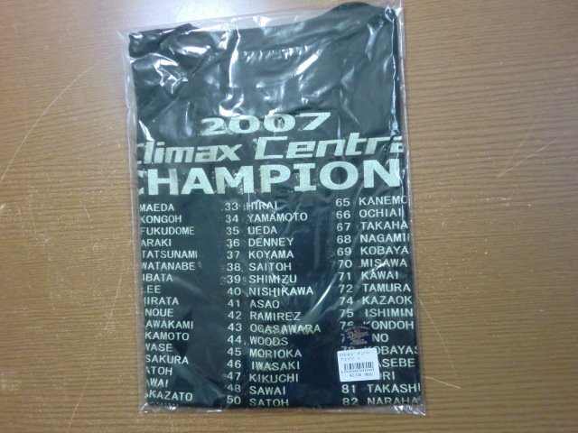 中日 ドラゴンズ 2007 メンバー Tシャツ SIZE:L 未開封品拍卖