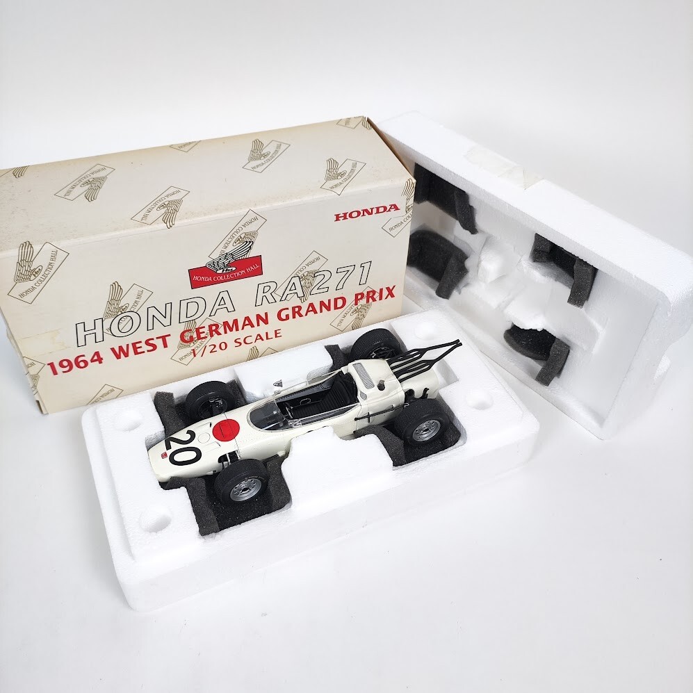 1/20 HONDA RA271 1964 WEST GERMAN GRAND PRIX HDC EBBRO MMP 西ドイツGP #20 エブロ ホンダ コレクションホール ダイキャスト F1ミニカー拍卖