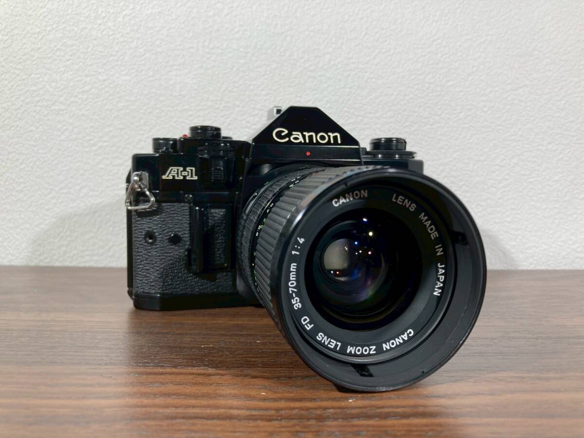 A123 Canon キャノン A-1 NEW FD 35-70mm F4 一眼レフカメラ フィルムカメラ拍卖
