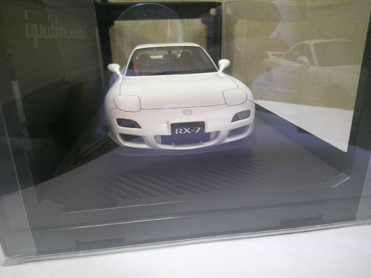 イグニッションモデル MAZDA RX-7 FD3S SPIRIT R TYPE A ホワイト 1/18 IG3606 マツダ RX7 スピリットR タイプA BBS RG-R Ignitionmodel拍卖