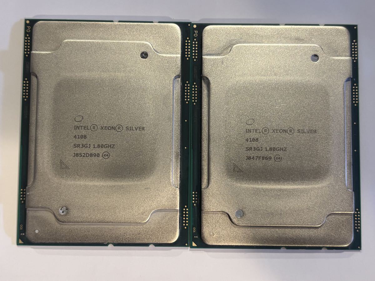 Intel Xeon SILVER 4108 2個セット CPU拍卖