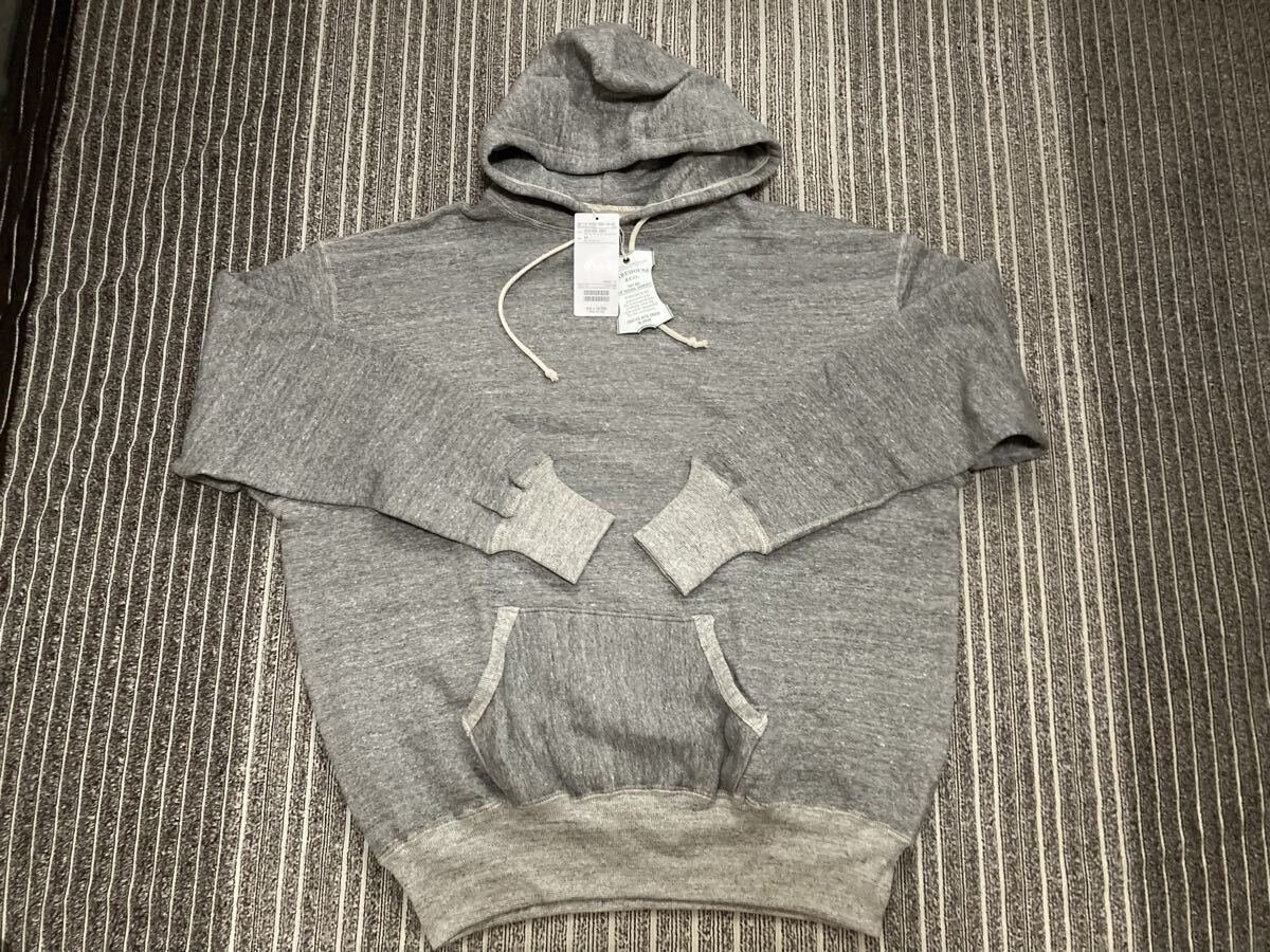 新品 日本製 ウエアハウス ビームス 別注 スウェット パーカー 44 XL 杢グレー HEATHER GRAY アメリカ ビンテージ スタイル コットン 100%拍卖