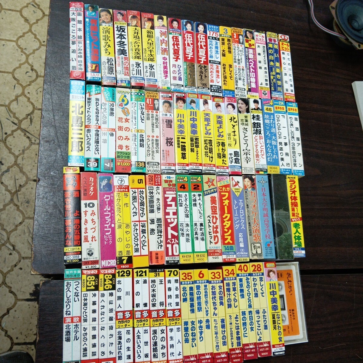 1円スタート 60本以上 演歌 カラオケ 歌謡曲 昭和 氷川きよし 天童よしみ 中村美律子 伍代夏子 坂本冬美 昭和レトロ拍卖