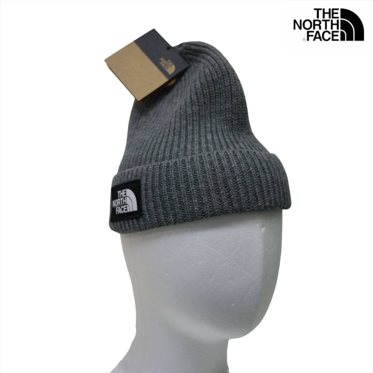 USA限定 新品 ノースフェイス ビーニー ニットキャップ 帽子 グレーヘザー THE NORTH FACE 日本未発売 /25ns803 拍卖