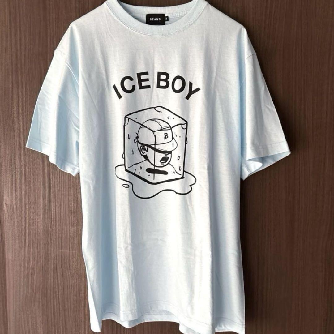 PAPERBOY BEAMS Tシャツ ICE BOY XL ペーパーボーイ ビームス 別注 ICE HEAD アイスヘッド拍卖