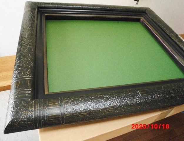 □ 金属製デザイン重厚額縁/F8号/C □拍卖