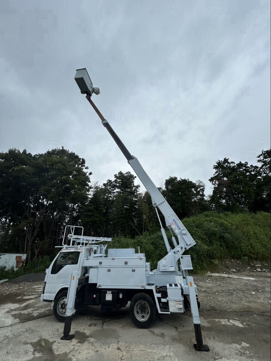 「諸費用込み」美車 エルフ 14.6mAICHI製 アイチ高所作業車SH15B 電工仕様 10万KM ディーゼル NOX PM適合 車検付き 乗って帰れます。拍卖