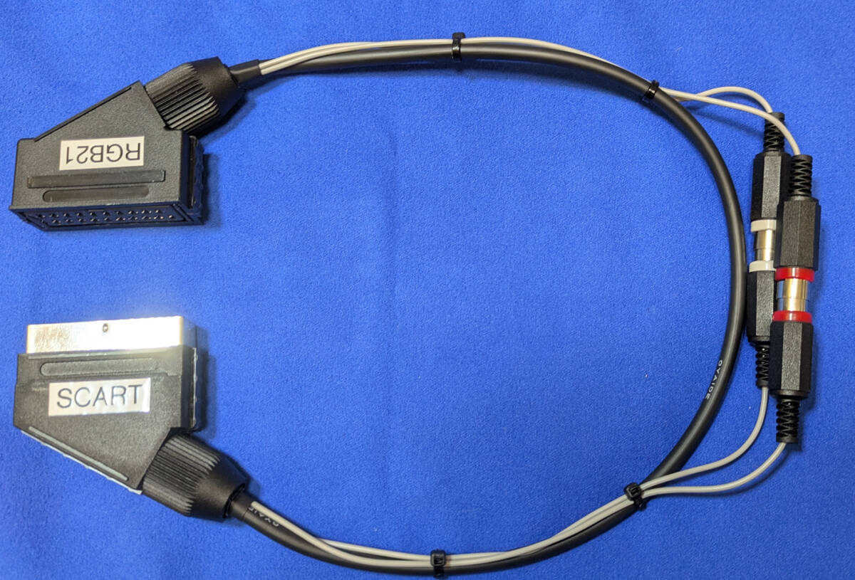 RGB21ピン→SCART変換ケーブル拍卖