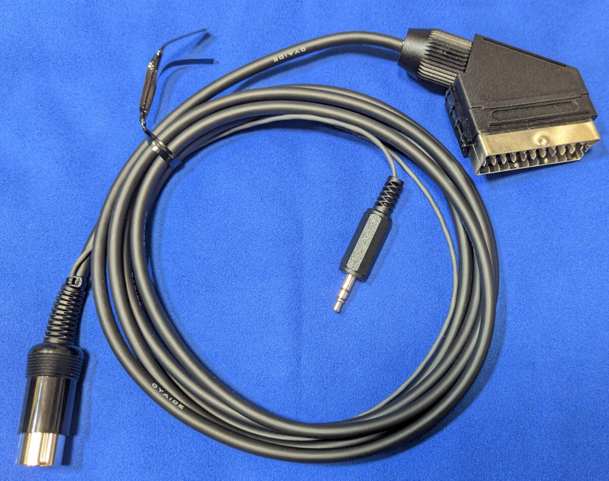 メガドライブ(初代)用RGB21ピンケーブル ステレオ音声対応拍卖