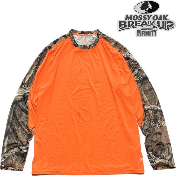 1点物◆リアルツリーカモ迷彩オレンジ長袖ロンTシャツ古着LメンズXLレディースOKアメカジ90sストリート/スポーツ中古ブランドUSA362085拍卖