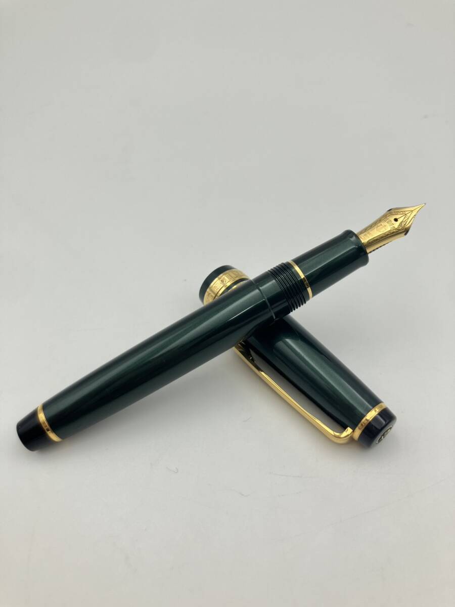 【3188】1円スタート〜 中古品 SAILOR セーラー 万年筆 ペン先 14K 585 外観美品 グリーン 万年筆 筆記用具 ビジネス 拍卖