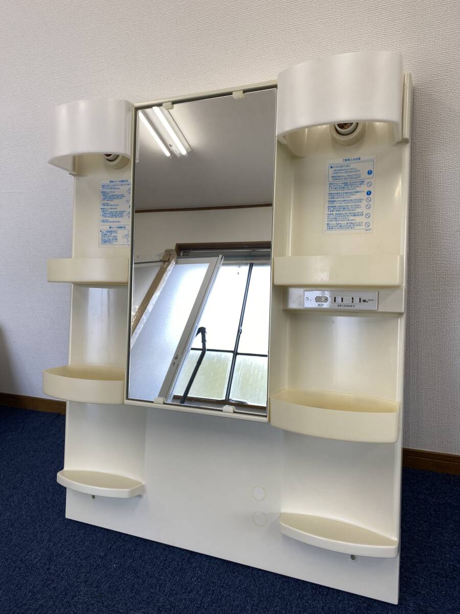 【中古】INAX 洗面化粧台用ミラーキャビネット・化粧鏡☆「幅75cm」☆手洗台・洗面台☆神戸も大阪も引取可拍卖