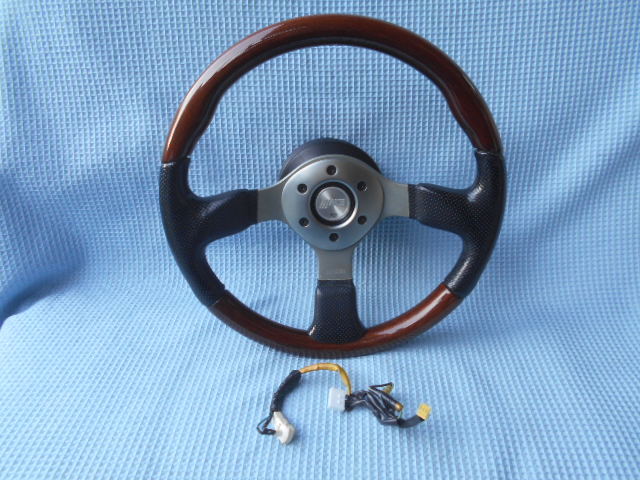 三菱 旧車 MOMO モモ ウッド ステアリング クスコボス付 35cm拍卖
