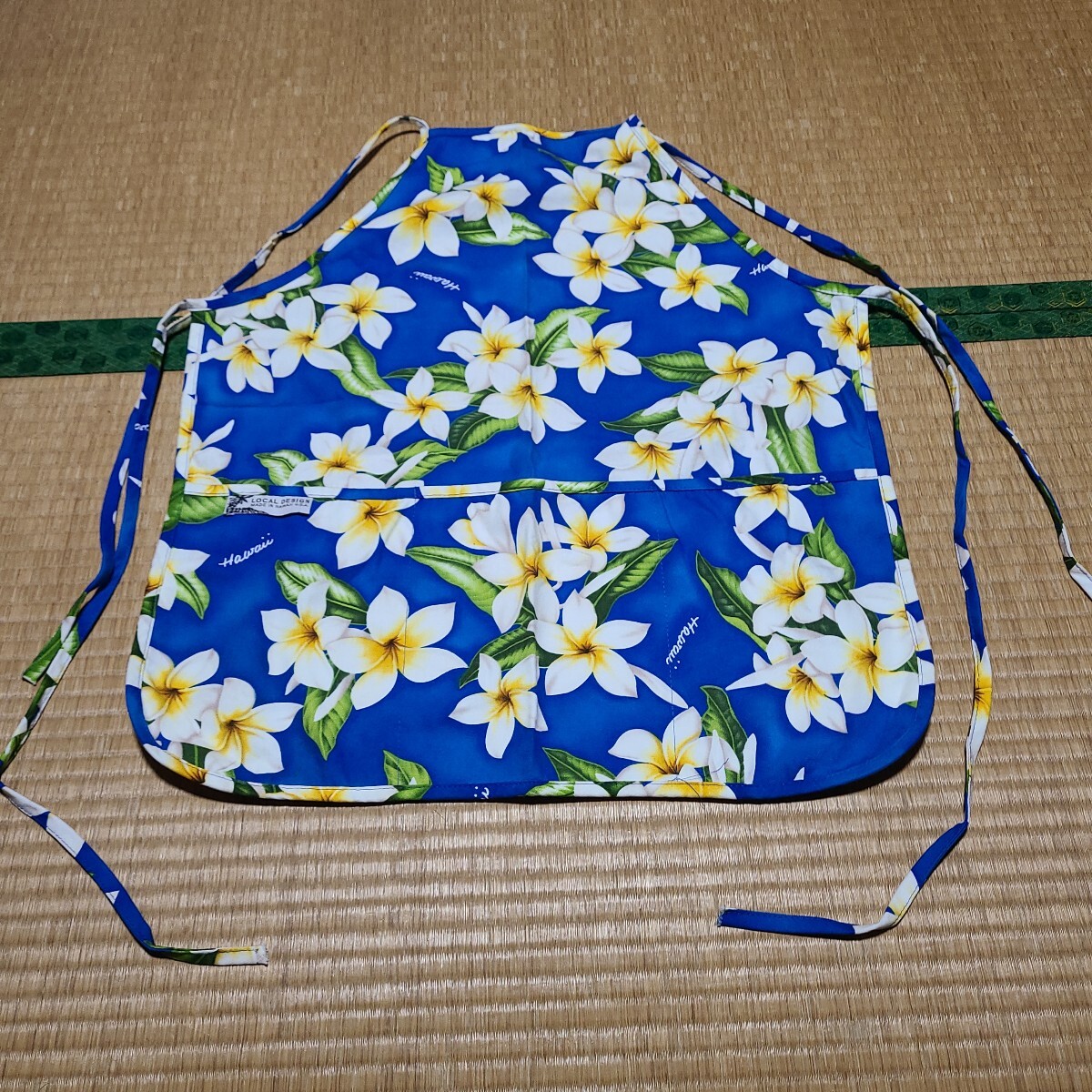 Local Design ハワイ製 エプロン プルメリア Made in Hawaii U.S.A.拍卖